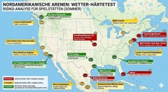 Wetter-Festung oder Gewitter-Falle? Die 16 WM-Stadien im Härtetest