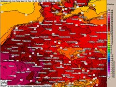Sommerhitze, Gewitter, stickige Räume