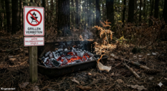 Hochdrucklage sorgt für erhebliche Waldbrandgefahr